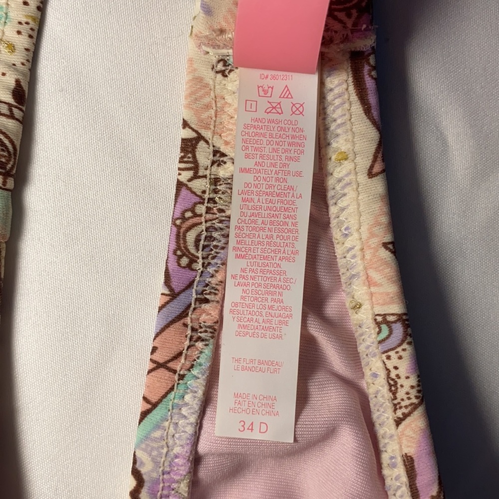 Vs - Patterned Strapless Bikini Set - image 7